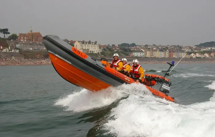 Framed Print : Teignmouth Atlantic 21 inshore lifeboat Frank and Dorothy Framed Print : Teignmouth Atlantic 21 inshore lifeboat Frank and Dorothy