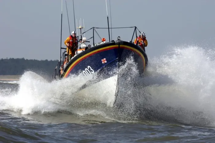 Framed Print : Wells Mersey class lifeboat Doris M Mann of Ampthill Framed Print : Wells Mersey class lifeboat Doris M Mann of Ampthill