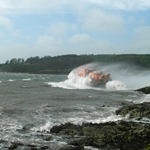 Baltimore Tyne class lifeboat Hilda Jarrett being launched