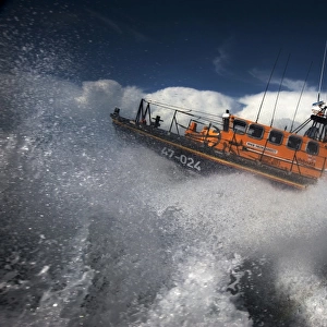 Baltimore Tyne class lifeboat Hilda Jarrett in rough sea
