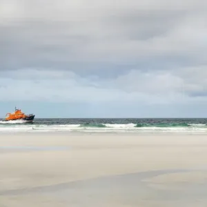 Barra Island severn class lifeboat Edna Windsor at sea Barra Island severn class lifeboat Edna Windsor at sea