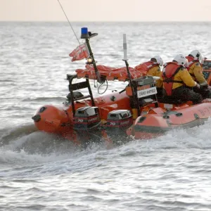 The Burnham-on-Sea Atlantic 75 class lifeboat Staines Whitfield