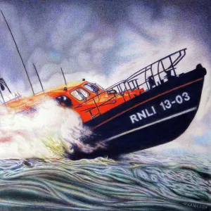 THE COLOURFUL STORM ( THE R AND J WELBURN RNLI EXMOUTH )