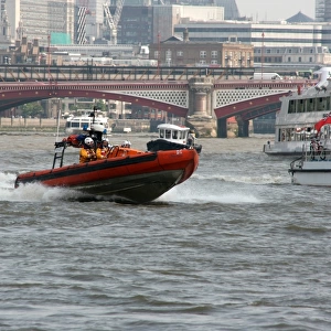 E-class lifeboat from Tower Lifeboat station on the Thames