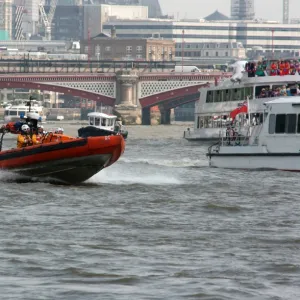 E-class lifeboat from Tower Lifeboat station on the Thames