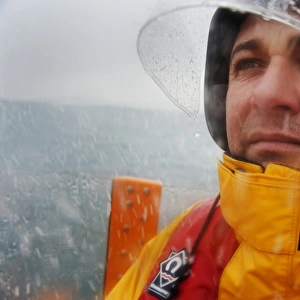 Gary Fairbairn, coxswain of Dunbar lifeboat, awarded Bronze medal for gallantry for the rescue of two people from a yacht