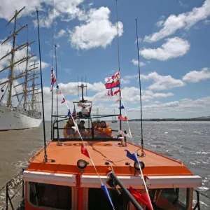 Hoylake Mersey class lifeboat Lady of Hilbre at the Tall Ships f