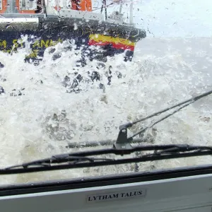 Launch of Lytham St Annes all-weather lifeboat