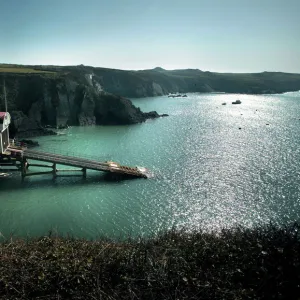 Lifeboat Station and slipway at St Davids, Wales