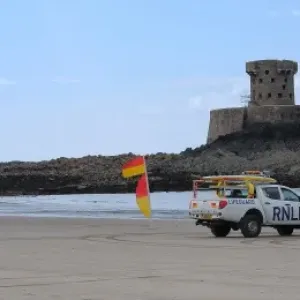 Jersey Beach Lifeguard Patrol Print Jersey Beach Lifeguard Patrol Print