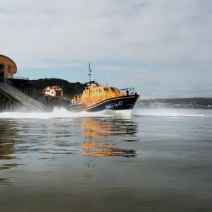 The Mumbles Tamar class lifeboat Roy Barker IV 16-27