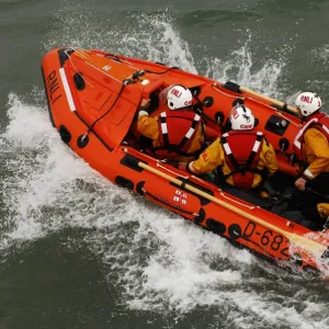 The naming ceremony of Southend on Sea D class inshore lifeboat