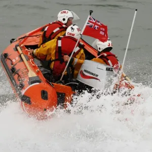 The naming ceremony of Southend on Sea D class inshore lifeboat The naming ceremony of Southend on Sea D class inshore lifeboat
