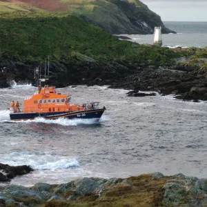 Port St Mary Trent class lifeboat The Gough Ritchie II