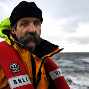 Portrait shot of Howth coxswain Robert Duffy