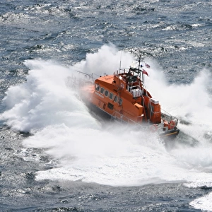 Ramsgate Trent class lifeboat Esme Anderson from above