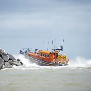 Relief Mersey class lifeboat Mary Margaret at Eastbourne Relief Mersey class lifeboat Mary Margaret at Eastbourne