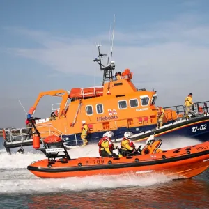 Relief severn class lifeboat The Will 17-02 and Harwich Atlantic