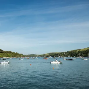 Relief Tamar class lifeboat victor Freeman 16-13 moored on station at Salcombe. Useful for backgrounds and artwork