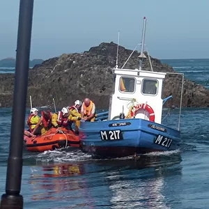 Rescue by St Davids D class inshore lifeboat