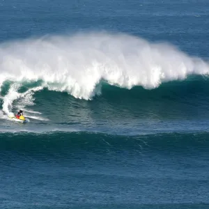 RNLI Rescue Water Craft at Perranporth, Cornwall