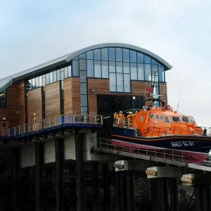 Tenby Tamar class lifeboat Peter and Lesley-Jane Nicholson durin