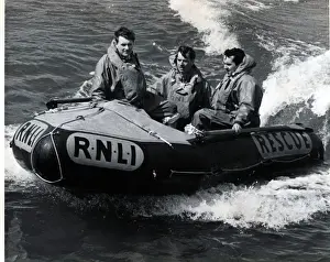 Aberystwyth. Early trials of D class inshore lifeboat