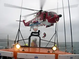 Baltimore tyne class lifeboat Hilda Jarett 47-024 with coastguar