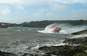 Baltimore Tyne class lifeboat Hilda Jarrett being launched