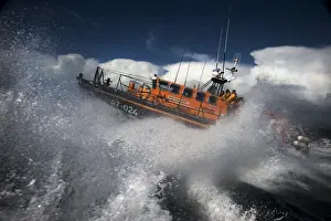 Baltimore Tyne class lifeboat Hilda Jarrett in rough sea