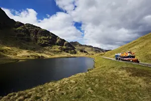 Leverburgh mersey class lifeboat Lifetime Care being transported