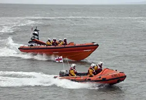 Inshore Lifeboat Prints: Minehead Atlantic 85 class lifeboat Richard and Elizabeth Deaves