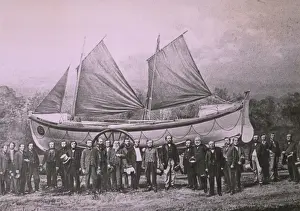 Heritage Prints: The Mumbles 33ft Self Righting lifeboat The Wolverhampton take The Mumbles 33ft Self Righting lifeboat The