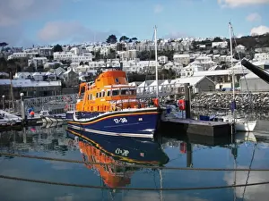 Penlee Severn Class Lifeboat 17-36 Ivan Ellen moored in Newlyn h