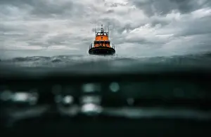 Penlee Severn class lifeboat Ivan Ellen 17-36 at sea penlee severn class lifeboat ivan ellen 17 36 sea