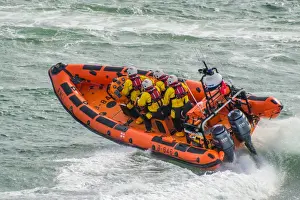 Portsmouth Atlantic 85 inshore lifeboat Norma T B-846 at sea
