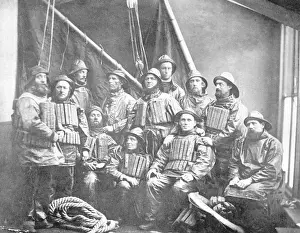 Ramsgate crew 1881 taken following the rescue of Indian Chief