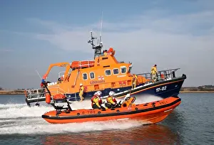 Relief severn class lifeboat The Will 17-02 and Harwich Atlantic