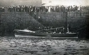 St Marys lifeboat Watson Motor class ON 648 Elsie arriving at quay
