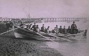 Heritage Prints: Weston-super-Mare ON 259 25ft Self Righting lifeboat ex William James Hol