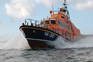 Wick Trent class lifeboat Roy Barker II at sea